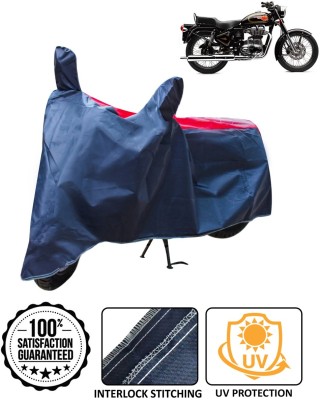 CARNEST Two Wheeler Cover for Royal Enfield(Bullet 500, Blue, Red)