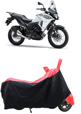 Coxtor Waterproof Two Wheeler Cover for Kawasaki(Versys X 300, Red)