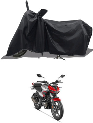 RAQTRO Two Wheeler Cover for Hero(Black)