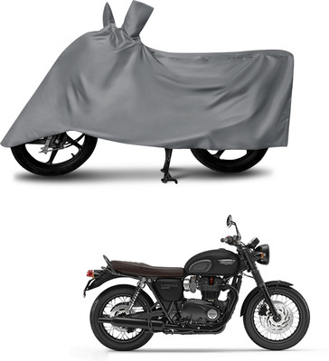 MMSSTAR Waterproof Two Wheeler Cover for Triumph(Bonneville T120 Black, Grey)