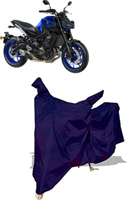 Amexride Two Wheeler Cover for Yamaha(MT-09, Blue)