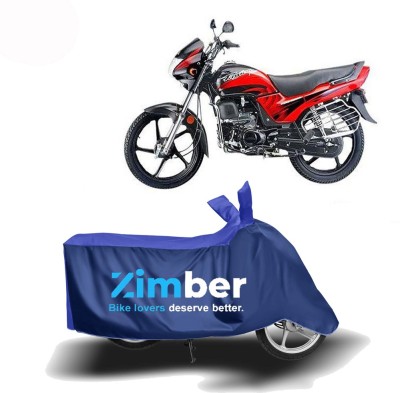 ZIMBER Two Wheeler Cover for Hero(Passion Plus, Blue, Blue)