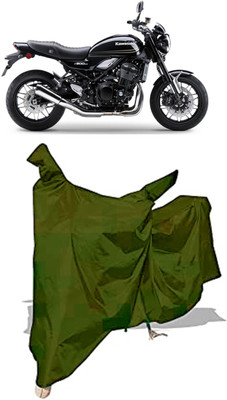 Amexride Two Wheeler Cover for Kawasaki(Z900RS BS6, Maroon)