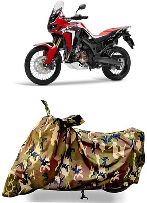 VESMEI Waterproof Two Wheeler Cover for Honda(CRF1000L Africa Twin BS6, Multicolor)
