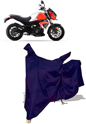 Amexride Two Wheeler Cover for Mahindra(Mojo, Blue)