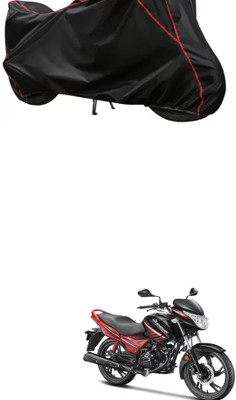 DeepShakshi AUTOMOTIVE Two Wheeler Cover for Hero(Glamour i3s, Black)