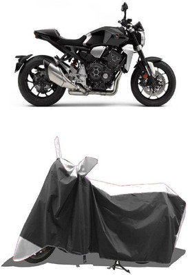 SUGASHRI Waterproof Two Wheeler Cover for Honda(CB1000R Plus, White, Black)
