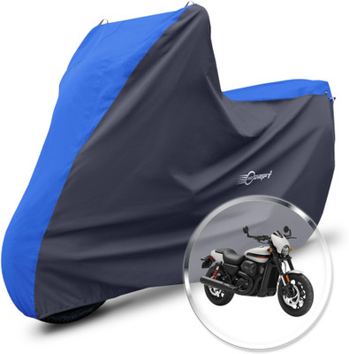 Neodrift Two Wheeler Cover for Harley Davidson(Street Rod, Blue)