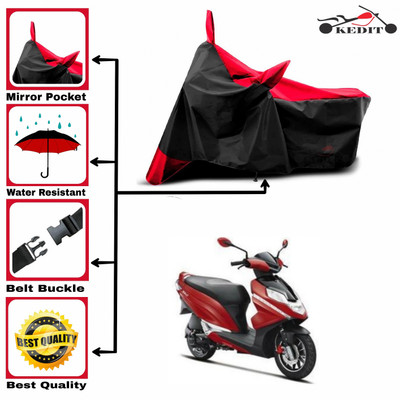 AASHTIK MART Two Wheeler Cover for Hero(Dare, Red, Black)