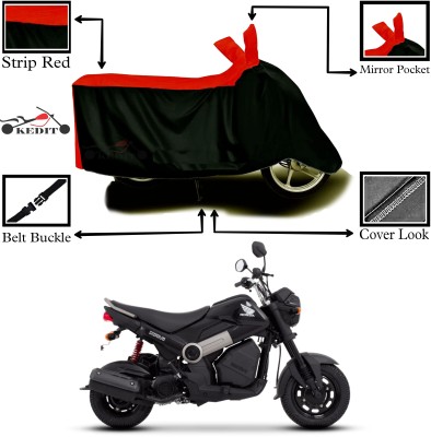 AASHTIK MART Two Wheeler Cover for Honda(Navi, Red, Black)