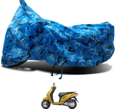 Euro Care Waterproof Two Wheeler Cover for Honda(Activa i, Blue)