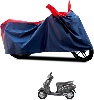 CODOKI Waterproof Two Wheeler Cover for Honda(Activa 4G, Black, Red)