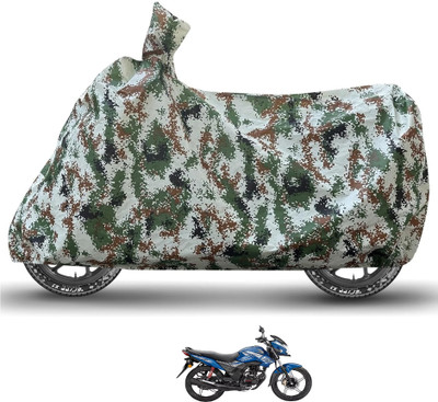 Caronix Waterproof Two Wheeler Cover for Honda(CB Shine SP, Green)