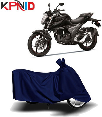 KPNID Waterproof Two Wheeler Cover for Suzuki(Gixxer, Blue)