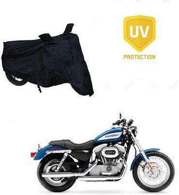MMSSTAR Waterproof Two Wheeler Cover for Harley Davidson(XL 883, Black)