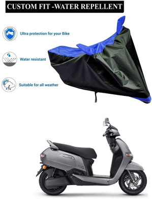 CODOKI Waterproof Two Wheeler Cover for TVS(iQube Electric, Blue)