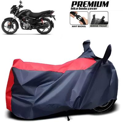 smwzxyu Waterproof Two Wheeler Cover for Honda, Bajaj, Hero, TVS(Red, Blue)