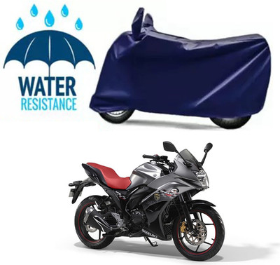 Furious3D Two Wheeler Cover for Suzuki(Gixxer Special Edition, Blue)