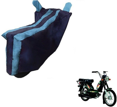 MMSSTAR Waterproof Two Wheeler Cover for TVS(Black, Blue)
