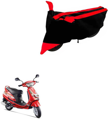 DeepShakshi AUTOMOTIVE Two Wheeler Cover for Mahindra(Gusto, Black, Red)