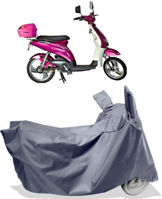 Amexride Two Wheeler Cover for Ampere(E Lite, Grey)