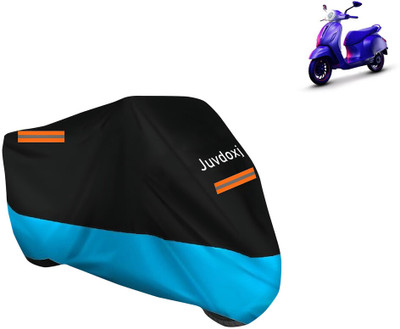 Juvdoxj Waterproof Two Wheeler Cover for Bajaj(Urbanite Chetak BS6, Blue)