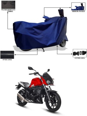 PAGORA Waterproof Two Wheeler Cover for Mahindra(Mojo UT 300, Blue)