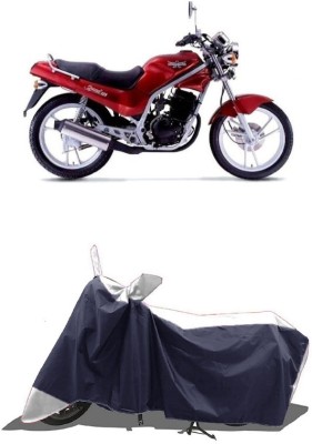 SUGASHRI Waterproof Two Wheeler Cover for Kinetic(GF 125, White, Blue)