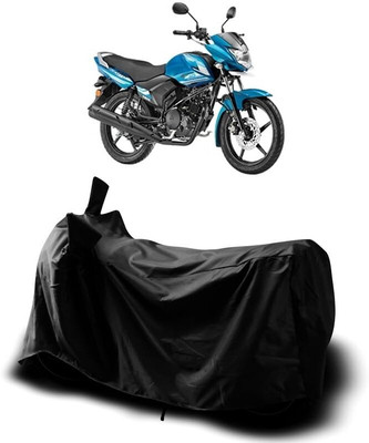 AASHTIK MART Two Wheeler Cover for Yamaha(Saluto RX, Black)