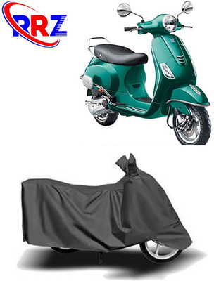 RRZ Waterproof Two Wheeler Cover for Vespa(Vespa VXL 150, Grey)