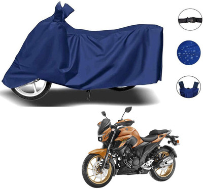 DeepShakshi AUTOMOTIVE Two Wheeler Cover for Yamaha(FZ S V3, Blue)