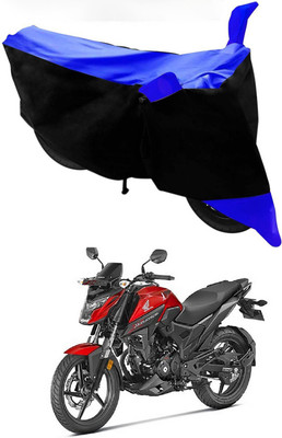 MMSSTAR Waterproof Two Wheeler Cover for Honda(X-Blade, Blue, Black)