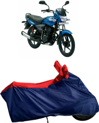 Autofly Waterproof Two Wheeler Cover for Bajaj(Platina 100 DTS-i, Blue, Red)