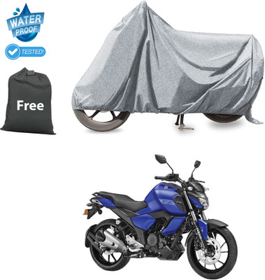 CODOKI Waterproof Two Wheeler Cover for Yamaha(FZ-S Fi Version 3.0, Silver)