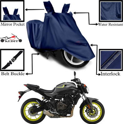 KEDIT Two Wheeler Cover for Yamaha(MT 09 BS6, Blue)