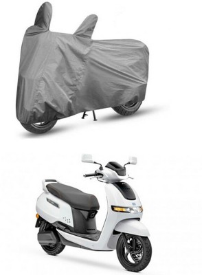 AUTOGARH Two Wheeler Cover for TVS(iQube Electric, Grey)