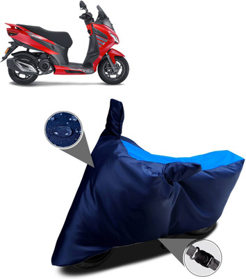 AutoGalaxy Waterproof Two Wheeler Cover for Aprilia(SXR 160 BS6, Blue)