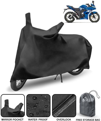 HMS Two Wheeler Cover for Suzuki(Gixxer SF, Black)