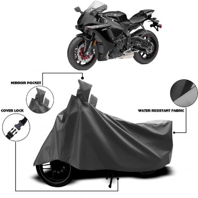 MMSSTAR Waterproof Two Wheeler Cover for Yamaha(YZF-R1, Grey)