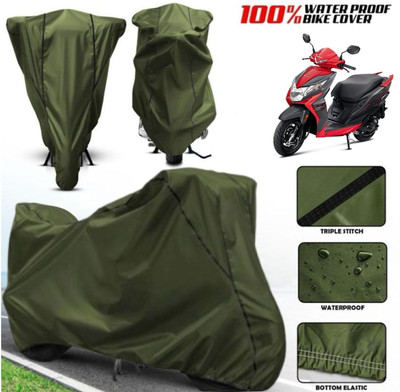 Shiv Kanha Waterproof Two Wheeler Cover for Honda(Dio, Green)