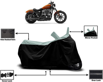 Amexride Two Wheeler Cover for Harley Davidson(Iron 883, Multicolor)