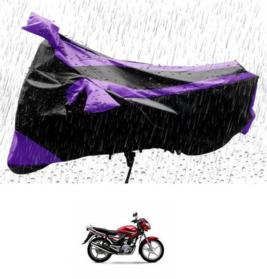 RONISH Waterproof Two Wheeler Cover for Yamaha(Libero, Purple, Black)