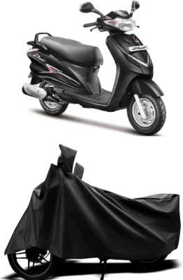 Mdstar Waterproof Two Wheeler Cover for Hero(Duet, Black)