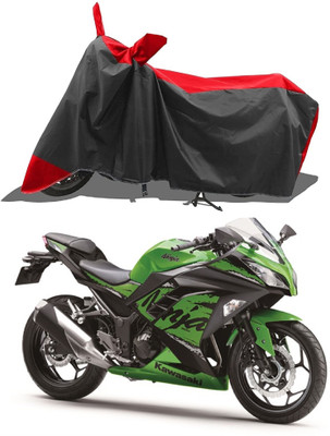 SPECTUS Two Wheeler Cover for Kawasaki(Ninja, Red)