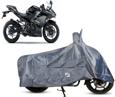 EGAL Waterproof Two Wheeler Cover for Kawasaki(Ninja 400, Grey)