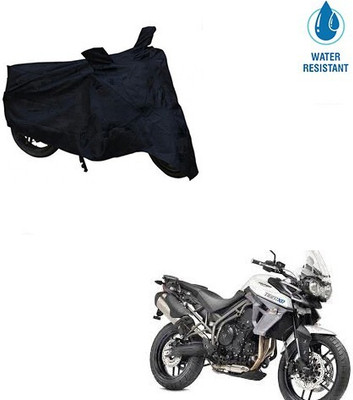 MMSSTAR Waterproof Two Wheeler Cover for Triumph(Tiger 800 XR, Black)