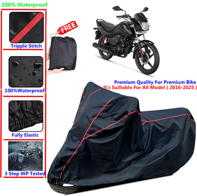 SThanaveX Waterproof Two Wheeler Cover for Hero(Passion Pro, Black)