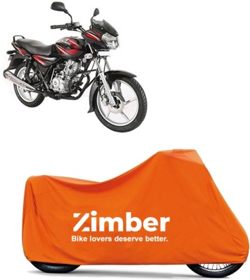 ZIMBER Two Wheeler Cover for Bajaj(Discover 125 DTS-i, Orange)