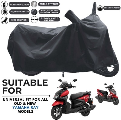 MADAFIYA Two Wheeler Cover for Yamaha(RayZR 125 Fi, Black)