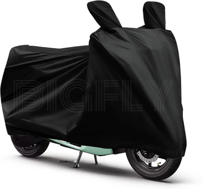 BigFly Waterproof Two Wheeler Cover for Ola(Electric, Black)